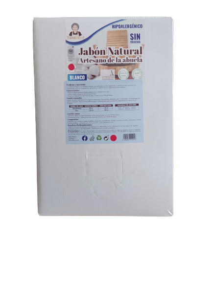 Detergente artesanal ropa blanca - Jabón de la abuela blanco (15L)