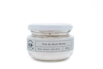 Pols de dents  - herbal (sense bicarbonat) (60gr)