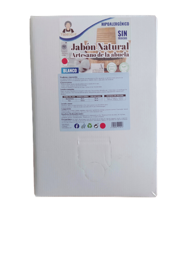 [YAS112] Detergente artesanal ropa blanca - Jabón de la abuela blanco (15L)