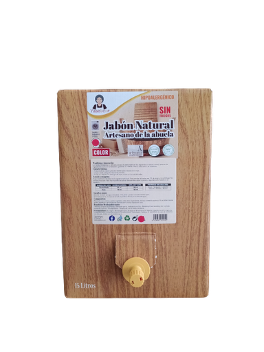 [YAS132] Detergente artesanal ropa color - Jabón de la abuela color (15L)