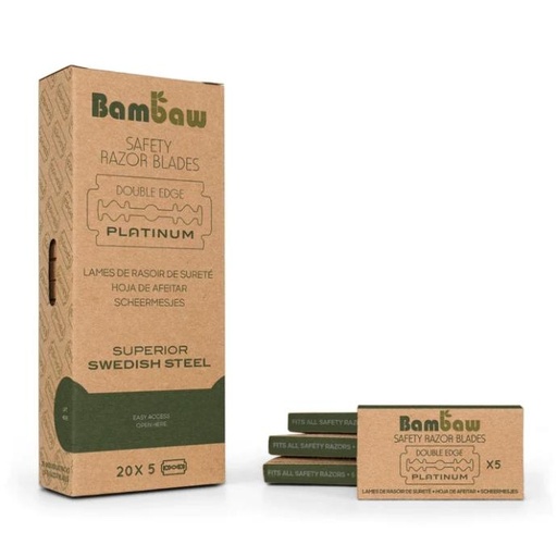 [BBW231] Hojas de afeitar – Caja de 20 paquetes de 5 unidades