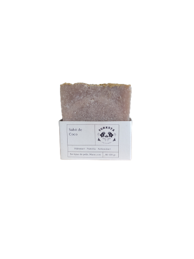 [FOR115] Jabón sólido de manos y de cuerpo (coco) (100gr)